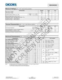 DMG4N60SK3-13 Datasheet Page 2