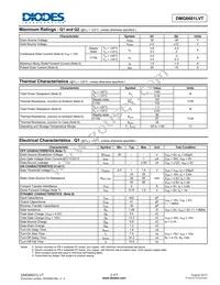 DMG6601LVT-7 Datasheet Page 2