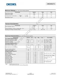 DMG6968UTS-13 Datasheet Page 2