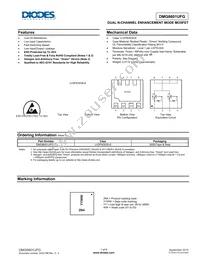 DMG8601UFG-7 Datasheet Cover