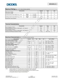 DMG8880LK3-13 Datasheet Page 2