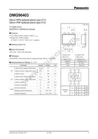 DMG964030R Datasheet Cover