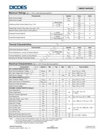 DMGD7N45SSD-13 Datasheet Page 2