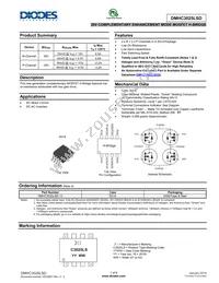 DMHC3025LSD-13 Datasheet Cover
