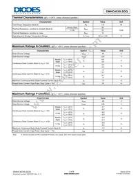 DMHC4035LSDQ-13 Datasheet Page 2