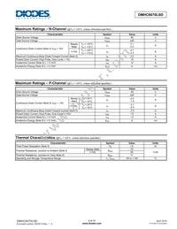 DMHC6070LSD-13 Datasheet Page 2