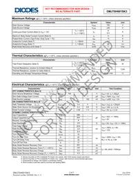 DMJ70H601SK3-13 Datasheet Page 2
