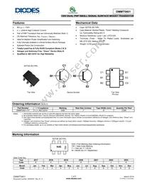 DMMT5401-7 Datasheet Cover