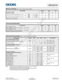 DMN1002UCA6-7 Datasheet Page 2