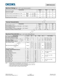 DMN1003UCA6-7 Datasheet Page 2