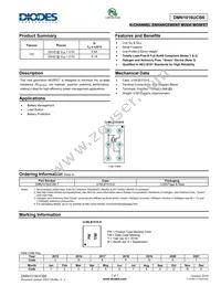 DMN1016UCB6-7 Datasheet Cover