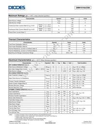 DMN1016UCB6-7 Datasheet Page 2