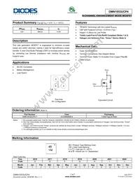 DMN1053UCP4-7 Datasheet Cover