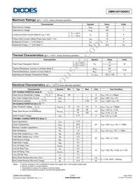 DMN10H100SK3-13 Datasheet Page 2