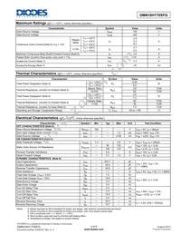 DMN10H170SFG-7 Datasheet Page 2