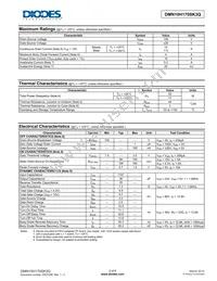 DMN10H170SK3Q-13 Datasheet Page 2