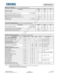 DMN10H220LK3-13 Datasheet Page 2