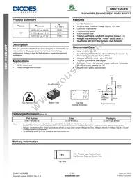 DMN1150UFB-7B Datasheet Cover