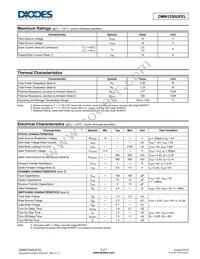 DMN1250UFEL-7 Datasheet Page 2