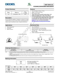 DMN13M9UCA6-7 Datasheet Cover