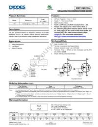 DMN16M0UCA6-7 Datasheet Cover