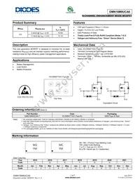 DMN16M9UCA6-7 Datasheet Cover