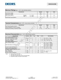 DMN2004DMK-7 Datasheet Page 2