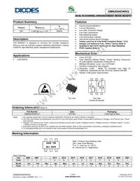 DMN2004DWKQ-7 Datasheet Cover