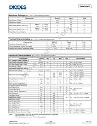 DMN2004K-7 Datasheet Page 2