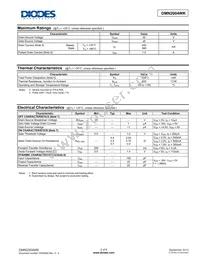 DMN2004WK-7 Datasheet Page 2