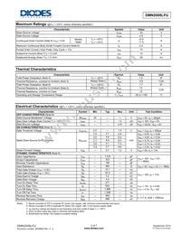 DMN2008LFU-13 Datasheet Page 2