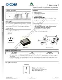 DMN2010UDZ-7 Datasheet Cover