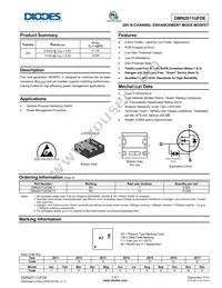 DMN2011UFDE-13 Datasheet Cover