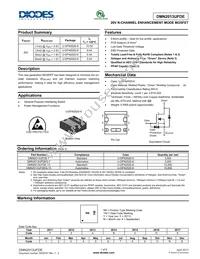 DMN2013UFDE-7 Datasheet Cover