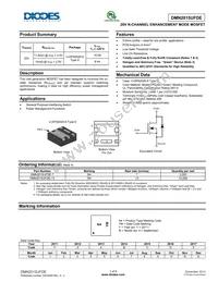 DMN2015UFDE-7 Datasheet Cover