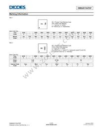 DMN2015UFDF-7 Datasheet Page 2