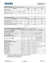 DMN2020UFCL-7 Datasheet Page 2
