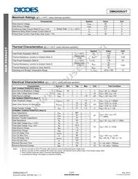 DMN2026UVT-7 Datasheet Page 2