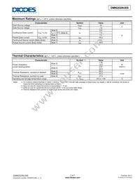 DMN2028USS-13 Datasheet Page 2