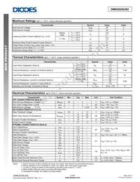 DMN2029USD-13 Datasheet Page 2