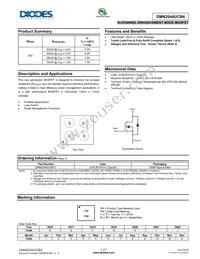 DMN2044UCB4-7 Datasheet Cover