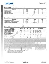 DMN2050L-7 Datasheet Page 2