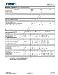 DMN2050LQ-7 Datasheet Page 2