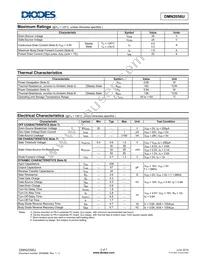 DMN2056U-13 Datasheet Page 2