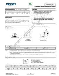 DMN2080UCB4-7 Datasheet Cover