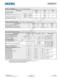 DMN2400UFB-7 Datasheet Page 3