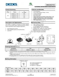 DMN2400UFDQ-7 Datasheet Cover