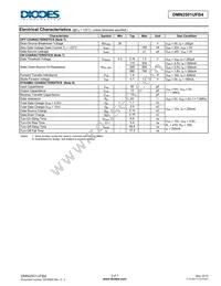 DMN2501UFB4-7 Datasheet Page 3