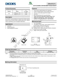 DMN25D0UFA-7B Datasheet Cover