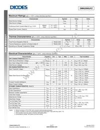 DMN2990UFZ-7B Datasheet Page 2
